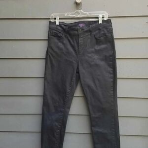 NYDJ Black Jacquard  Jegging Jeans size 10